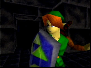 Another early pic of Link with the Hylian Sheild.