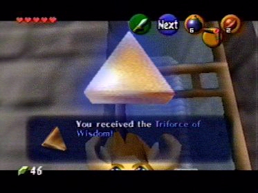 You Received the Triforce of Wisdom!